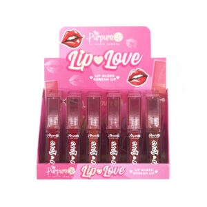 Brillo Gloss con Color Lip Love Korean Purpure
