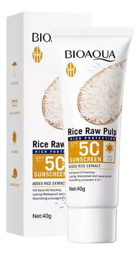 Protector Solar 50 Sunscreen Arroz