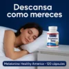 Melatonina 3 mg Healthy America – 120 tabletas/cápsulas blandas (HA)