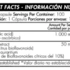 Vitamina C 1000 mg + Bioflavonoides Healthy America – 100 cápsulas